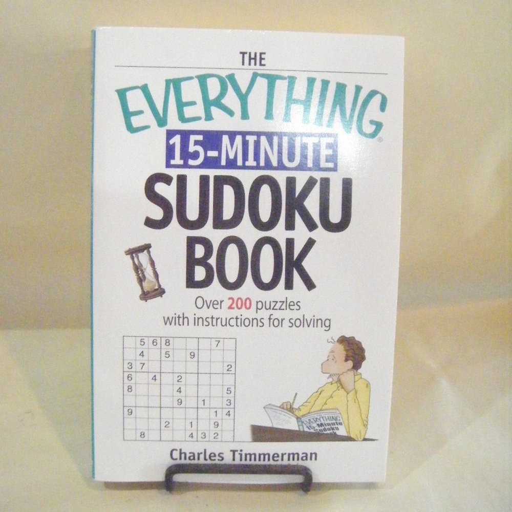 The Everything 15-Minute Sudoku Book Paperback Game Puzzle Book